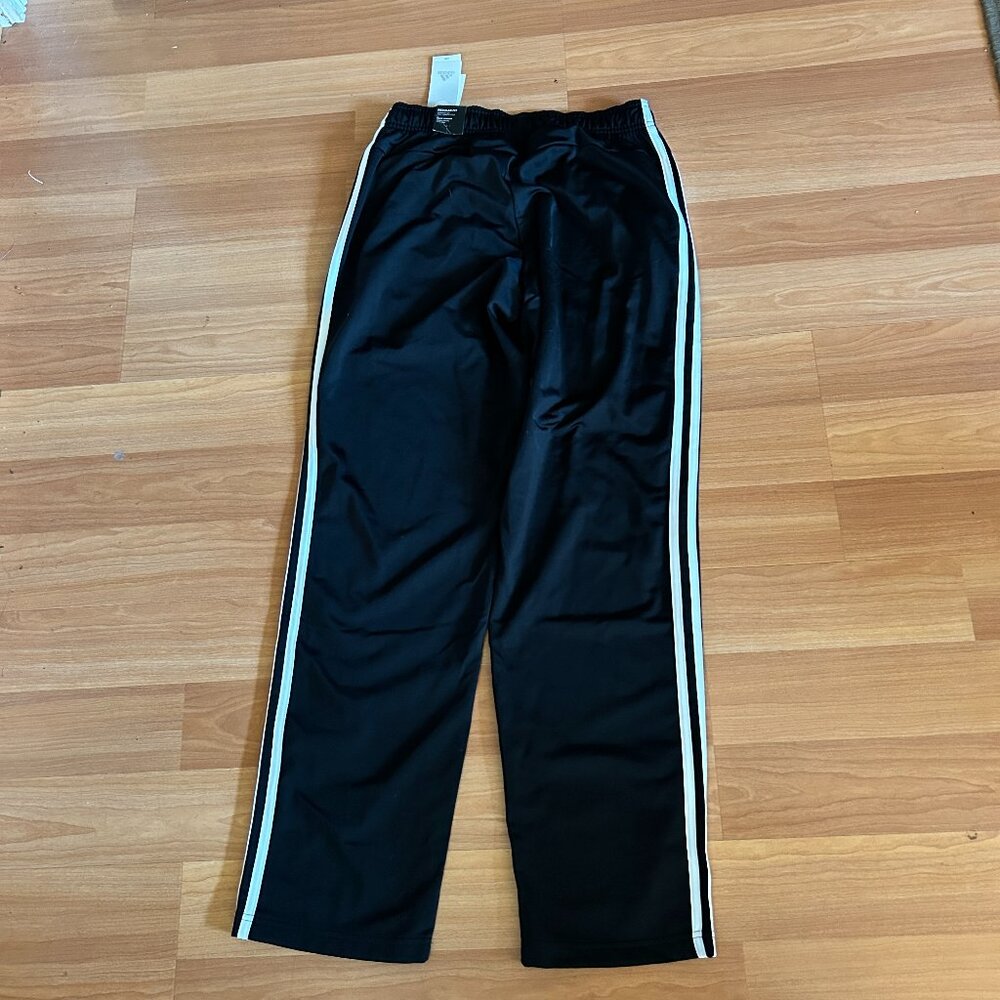 NEW - Adidas Straight-Leg Full-Length Black Pants - Men's M
